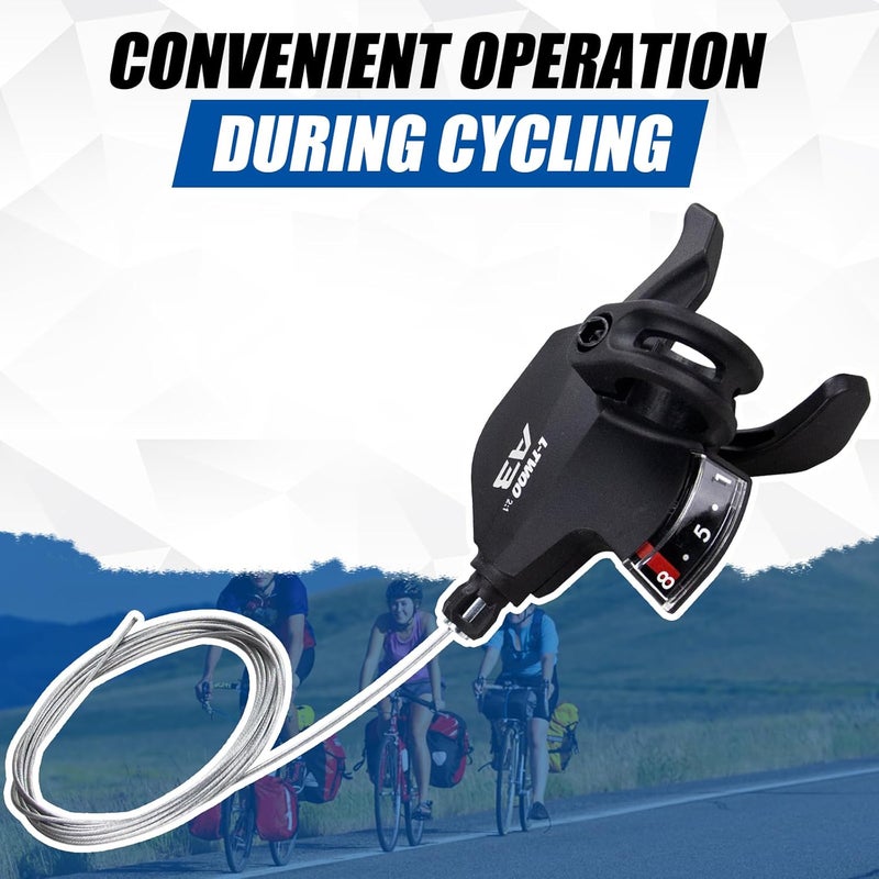 WEEROCK Bike Shifter Lever 8 Speeds Right Thumb Gear Shift Lever for Mountain Bicycle - Image 4